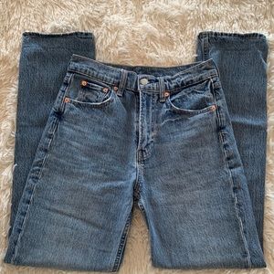 Gap Sky High Straight Jeans